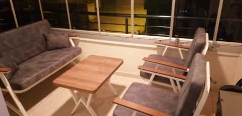 Holiday Ahşap Bahçe-Balkon Sehpa