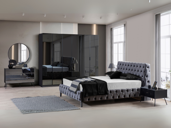 Lego Yatak Odası Takımı(Antrasit)