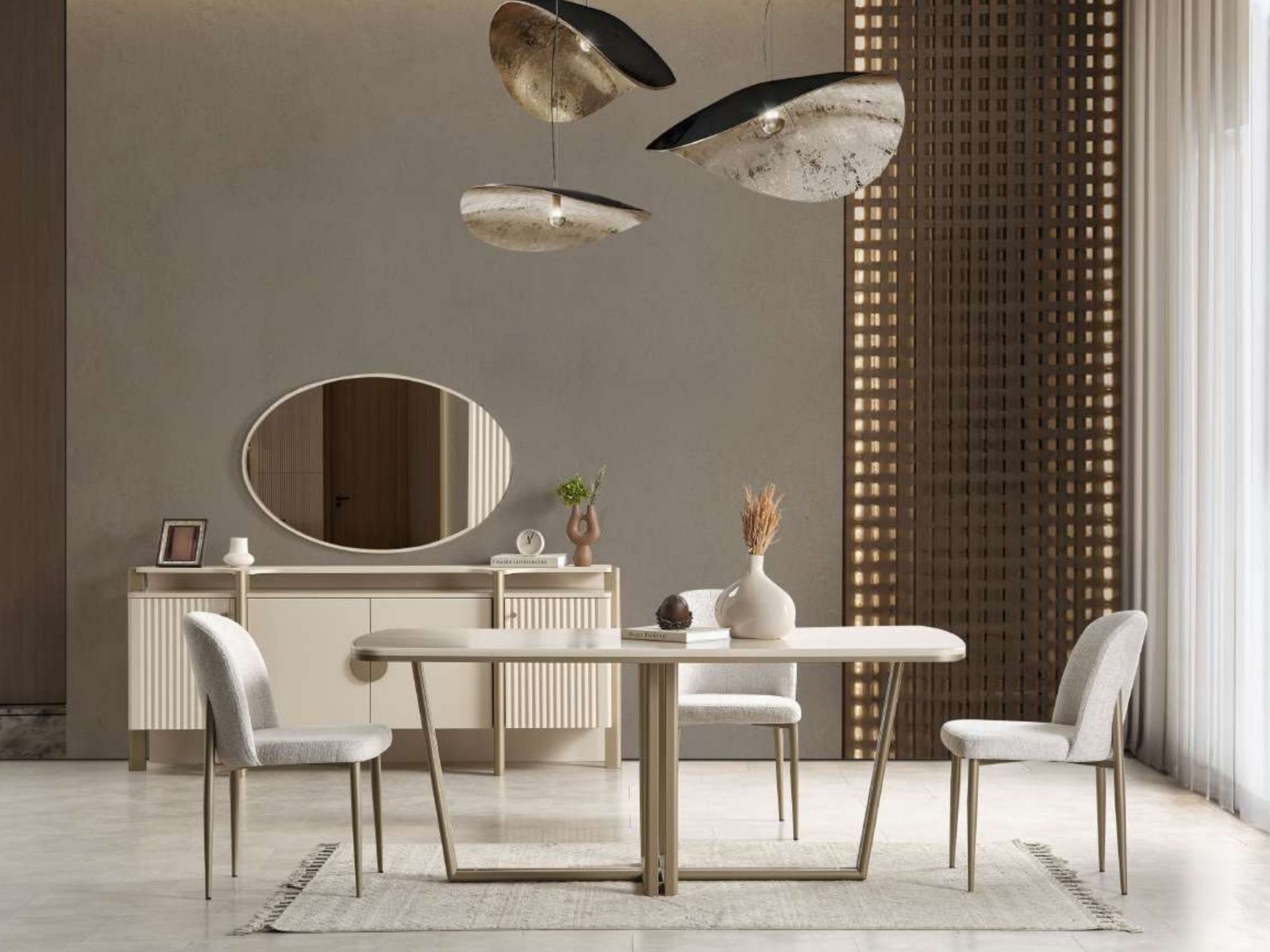 Zirve Yemek Odası ( masa + 6 sandalye )