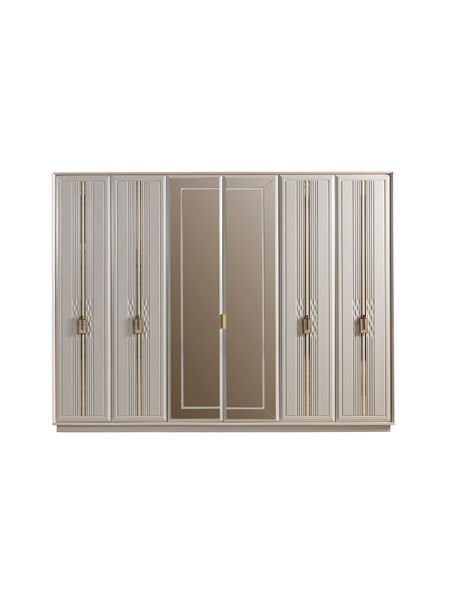 Sedef Yatak Odası Takımı (6 Kapaklı Dolap)