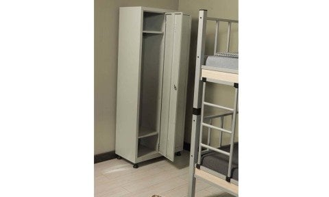 Yurt Ferforje Metal Tek Kişilik Ranza 90*200 cm (Gri)