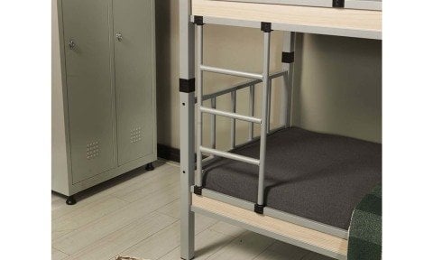 Yurt Ferforje Metal Tek Kişilik Ranza 90*200 cm (Gri)