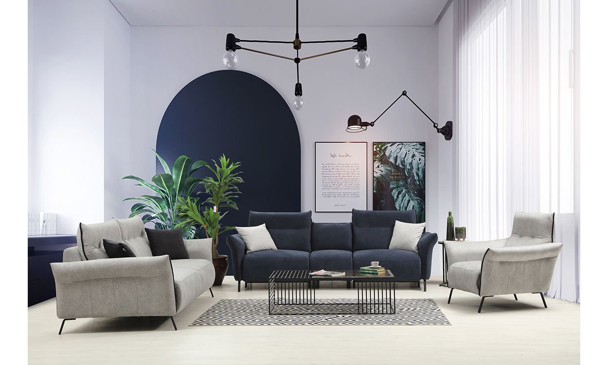 Mozart Modern Koltuk Takımı (3+3+1)Ses Sistemli