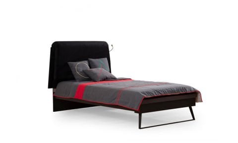 Gamer Genç Odası Takımı (3 Kapılı Dolap * 100-200 Başlıklı Karyola* Komodin)