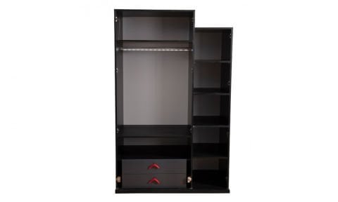 Gamer Genç Odası Takımı (3 Kapılı Dolap * 100-200 Başlıklı Karyola* Komodin)