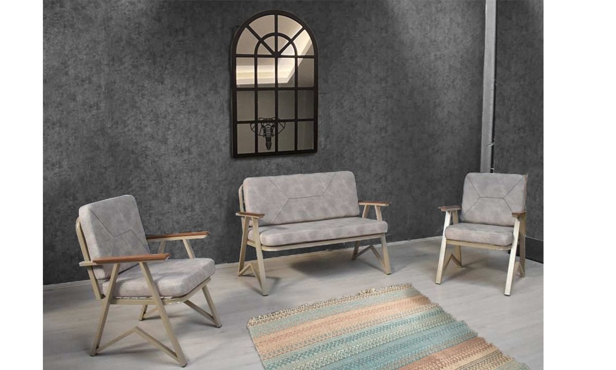 Melisa 2+1+1 Bahçe Mobilyası (Salon, Balkon, Cafe Ofis)