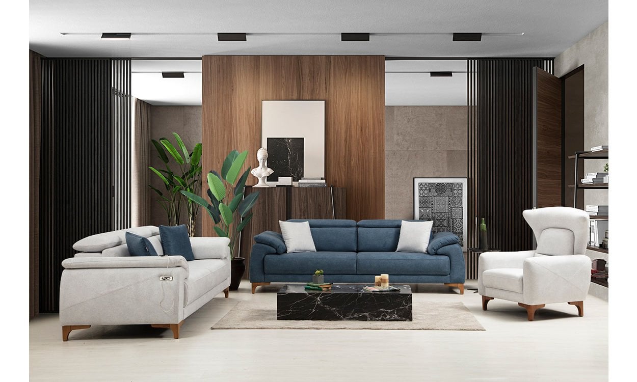 Oscar Modern Koltuk Takımı (3+3+1)