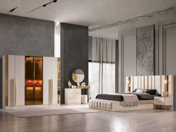 Alyans Yatak Odası Takımı %100 MDF