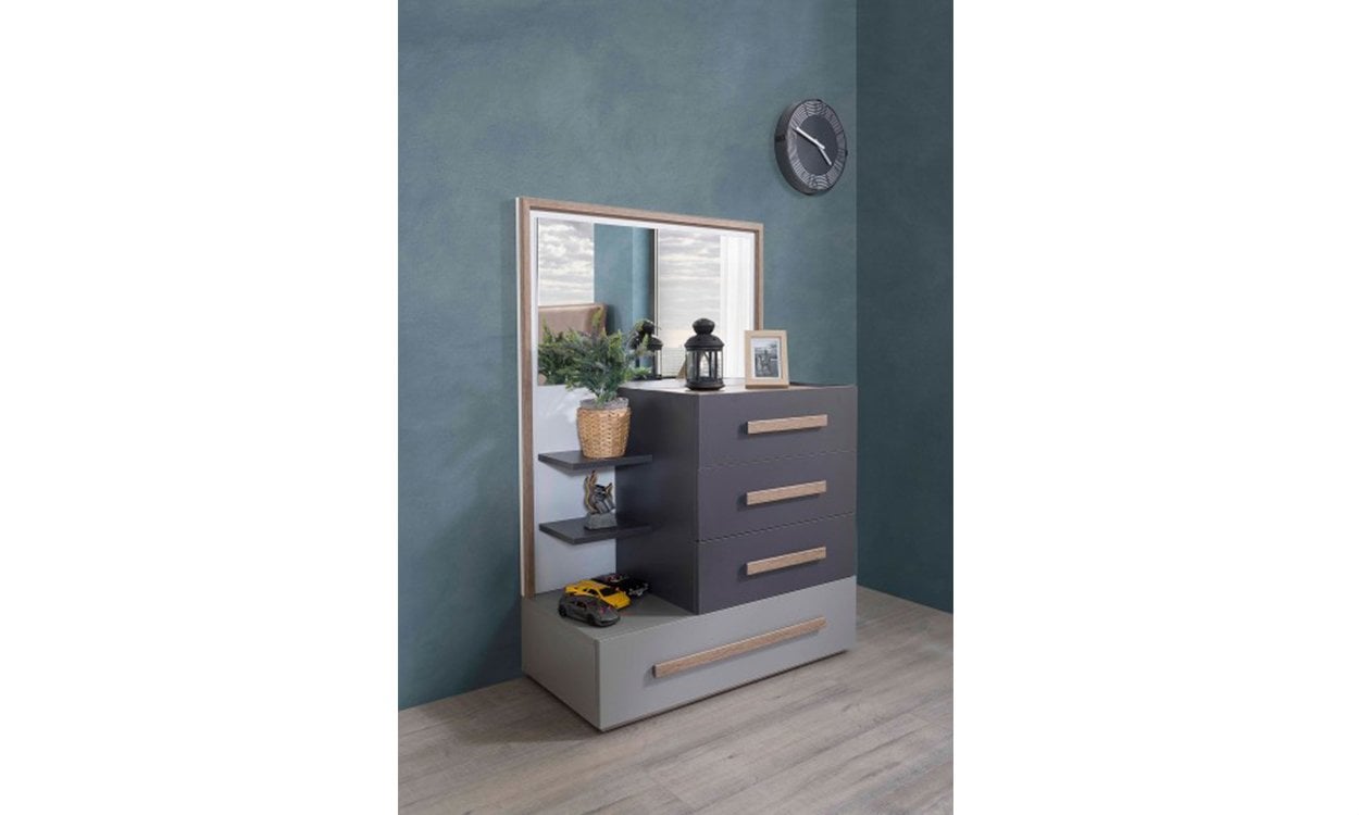 City Genç Odası Aynalı Şifonyer