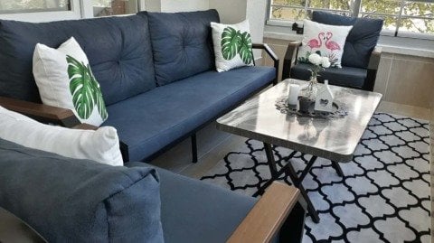 Holiday 3+1+1+Masa Bahçe Mobilyası (Salon, Balkon, Cafe Ofis)