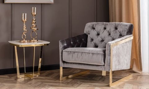 Gloria Chester Modern Koltuk Takımı (4+3+1)