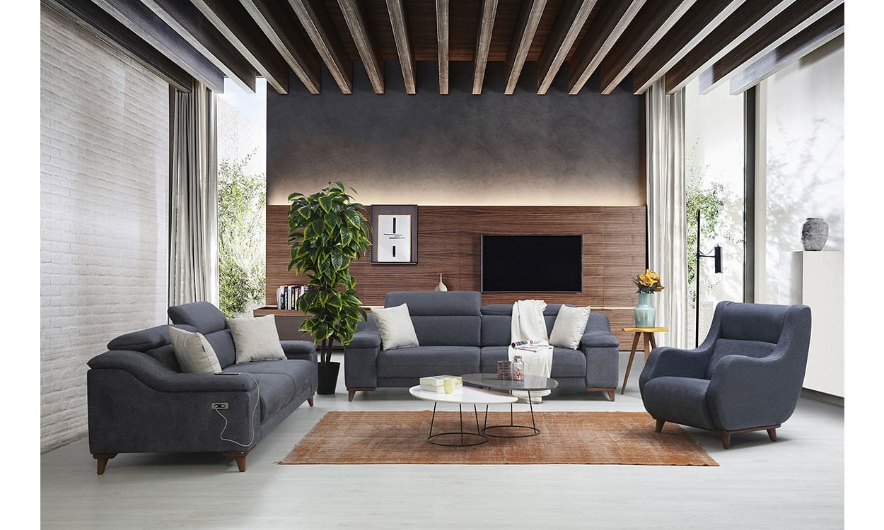 Mustang Modern Koltuk Takımı(3+3+1)