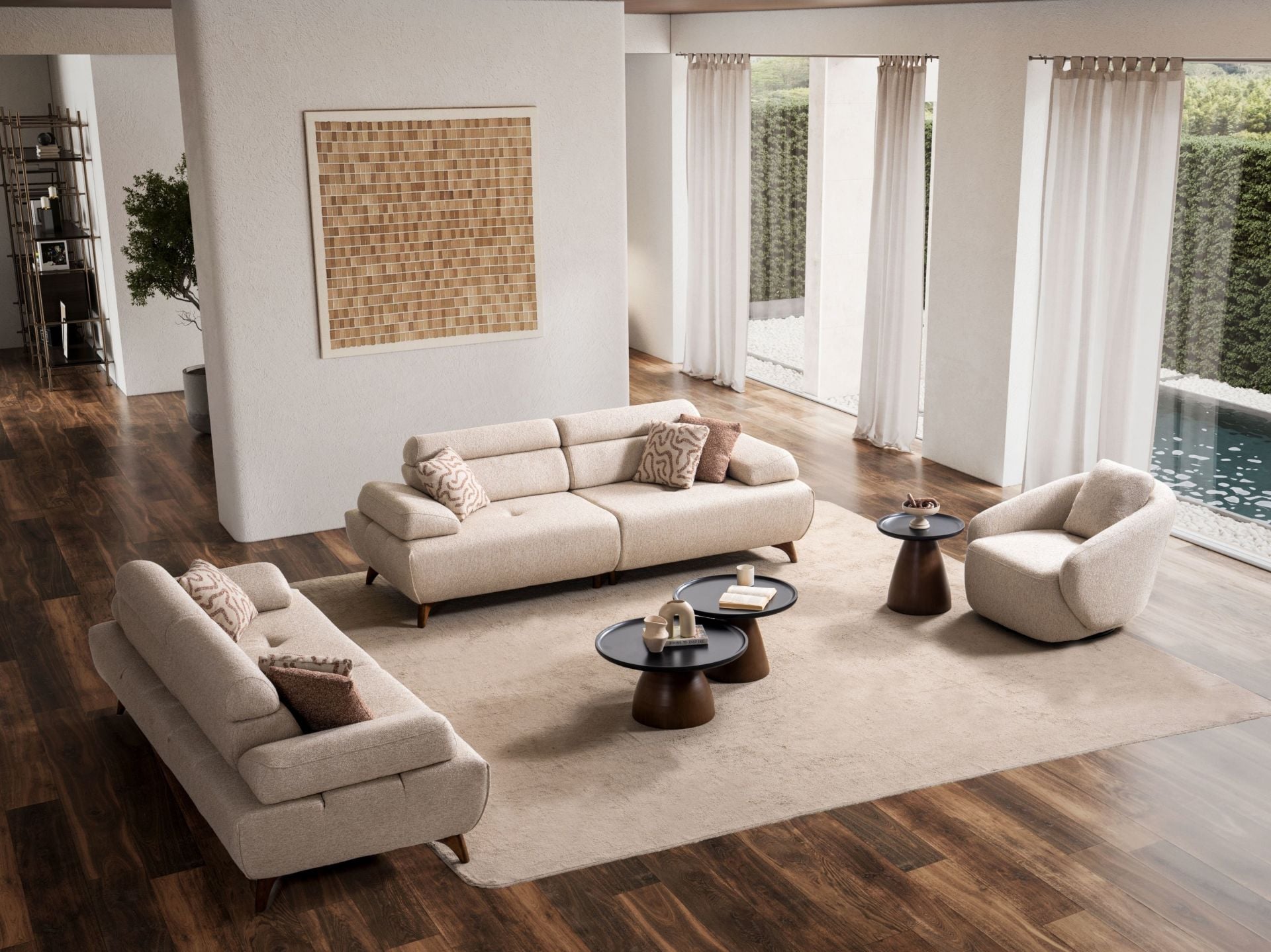 Gusto Koltuk Takımı ( 3+3+1 )