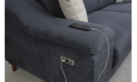 Mustang Modern Üçlü Koltuk(Yataklı)