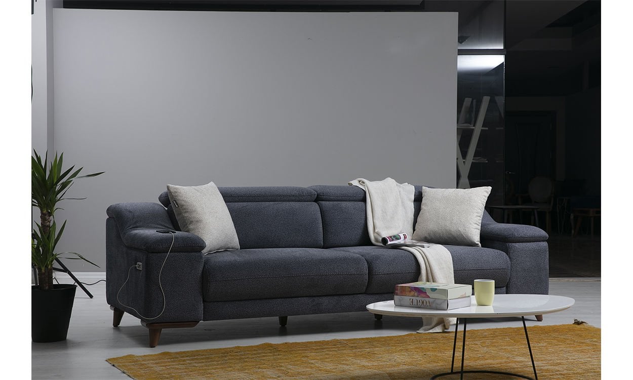 Mustang Modern Üçlü Koltuk(Yataklı)