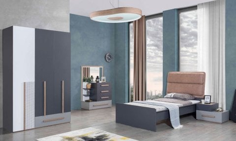 City Genç Odası 3 Kapılı Dolap