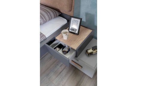 City Genç Odası Takımı (3 Kapılı Dolap * 100-200 Başlıklı Karyola* Komodin)