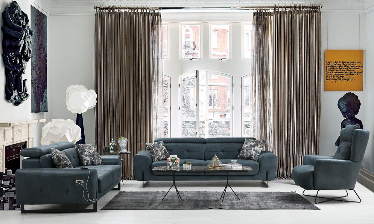 Lora Modern Koltuk Takımı(3+3+1)