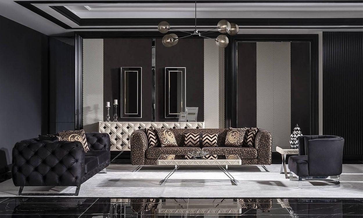 Asus Chester Modern Koltuk Takımı (4+3+1)