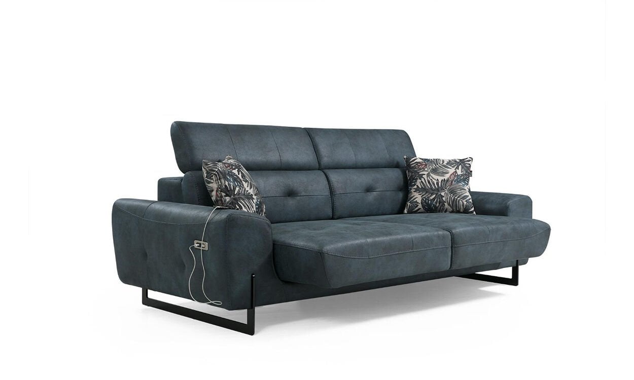 Lora Modern Üçlü Koltuk(Yataklı)