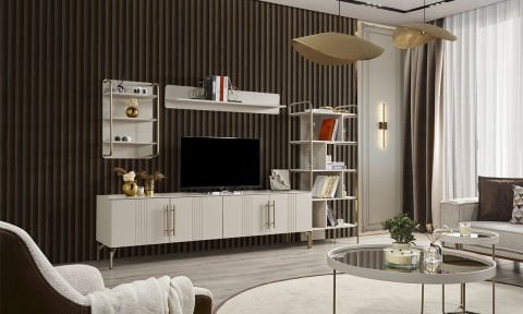Eva Natura Kitaplıklı Tv Ünitesi