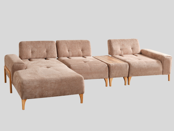 Rolex Köşe Koltuk Seti(Köşe+Üçlü+Berjer+Puf)