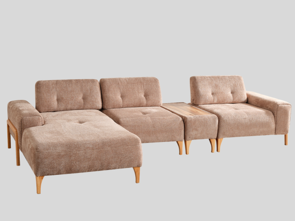 Rolex Köşe Koltuk Seti(Köşe+Üçlü+Berjer+Puf)