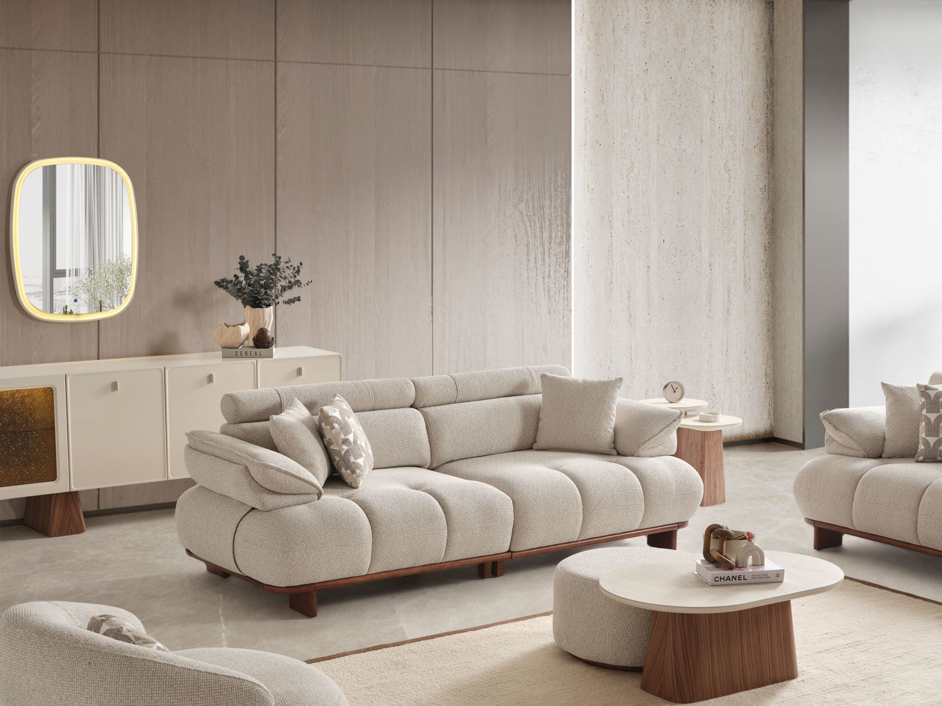 Crown Koltuk Takımı ( üçlü  )