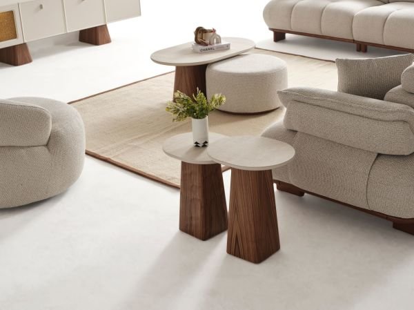 Crown Uzun Yan Sehpa