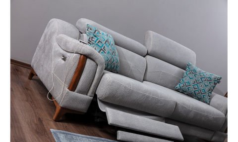 Rio Modern Üçlü Koltuk(Yataklı)