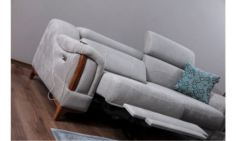 Rio Modern Üçlü Koltuk(Yataklı)