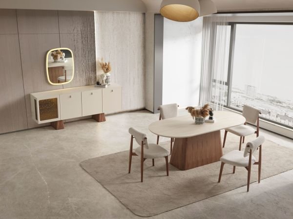 Crown Yemek Odası (6 Sandalye)