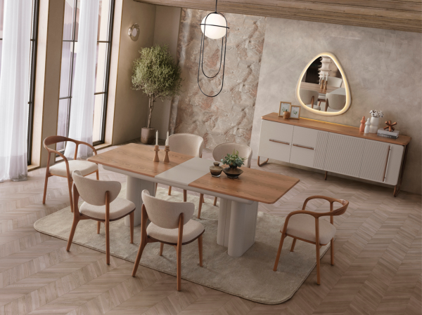 Lodos Yemek Odası(6 Sandalye)