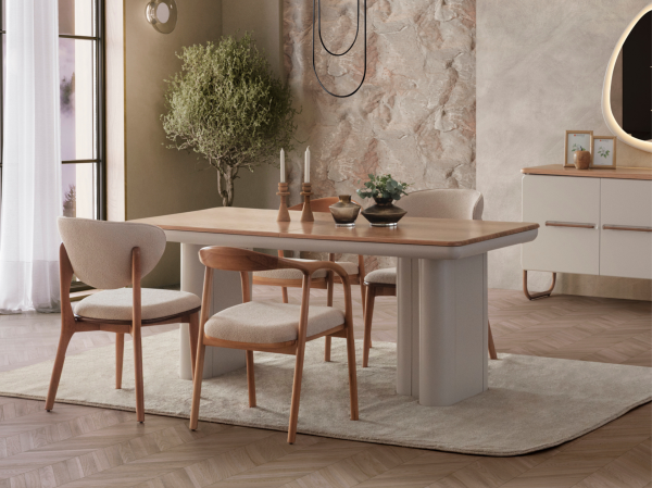 Lodos Yemek Odası(Masa ve 6 Sandalye)