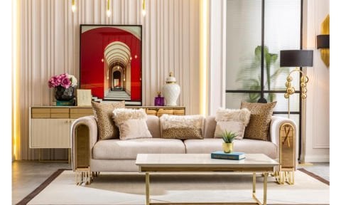 Solo Modern Üçlü Koltuk