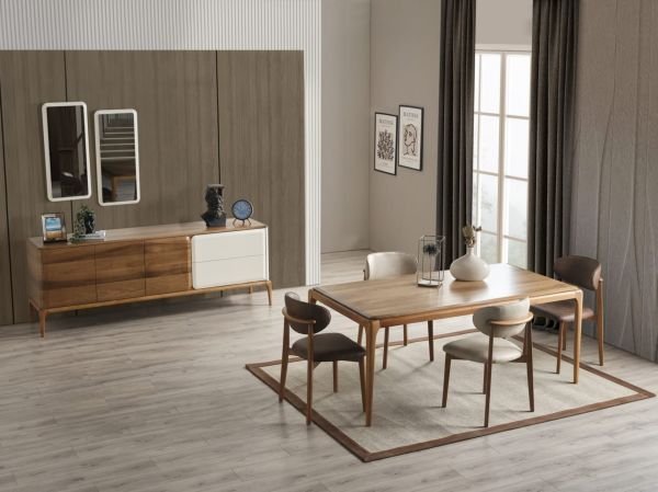 Retro Yemek Odası ( masa + 6 sandalye )