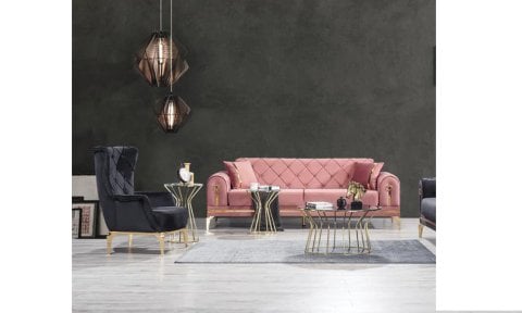 Melis Bahar Modern Koltuk Takımı (3+1)