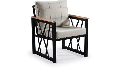 Açelya Krem 2+1+1+Masa Bahçe Mobilyası(Salon,Balkon,Cafe,Ofis)