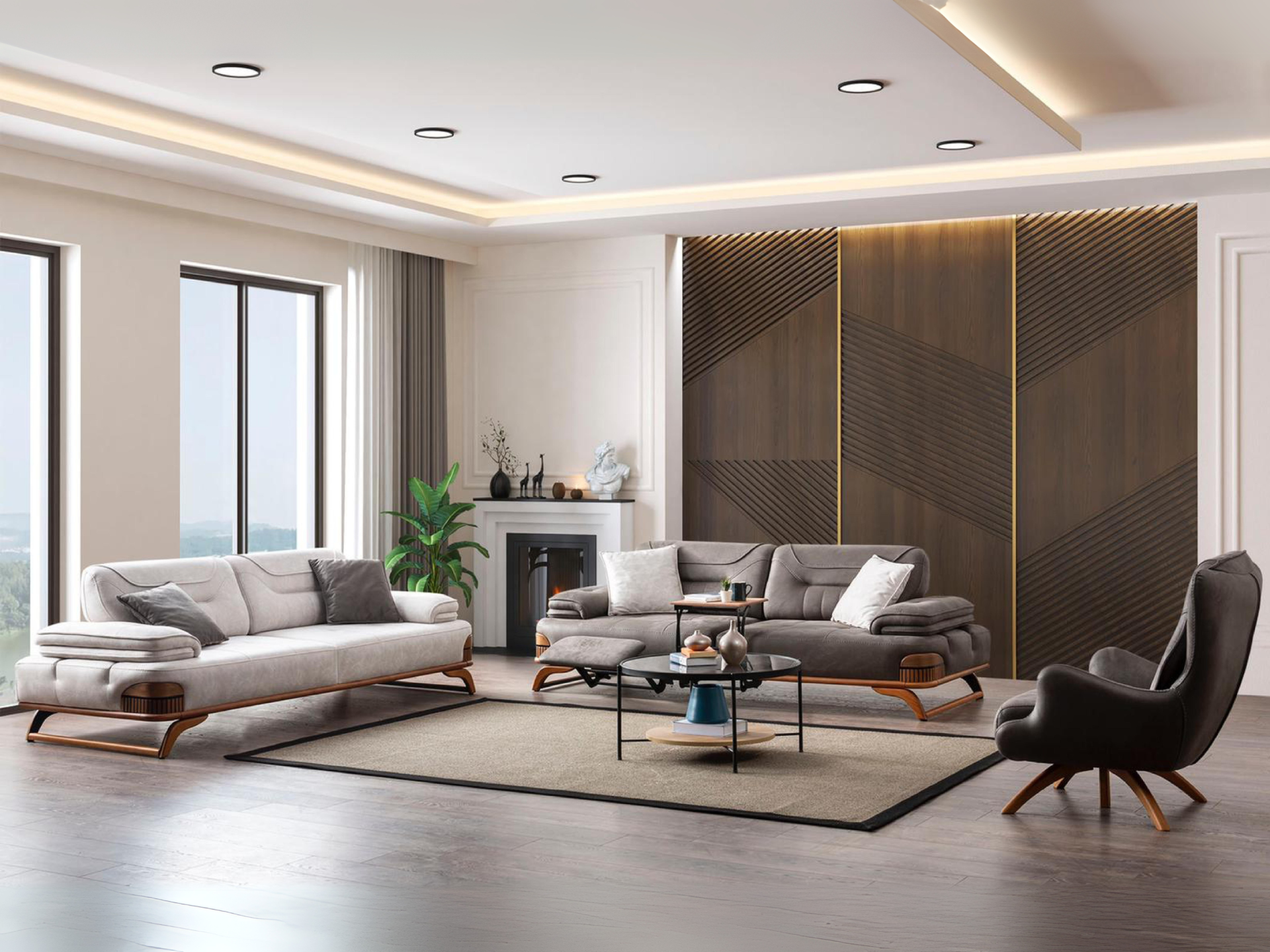 Jaguar Koltuk Takımı(3+3+1+1)