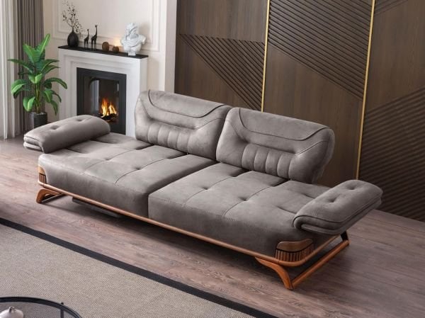 Jaguar Koltuk Takımı(Üçlü Koltuk+Sehpa ve Ayak Dinlendirmeli)