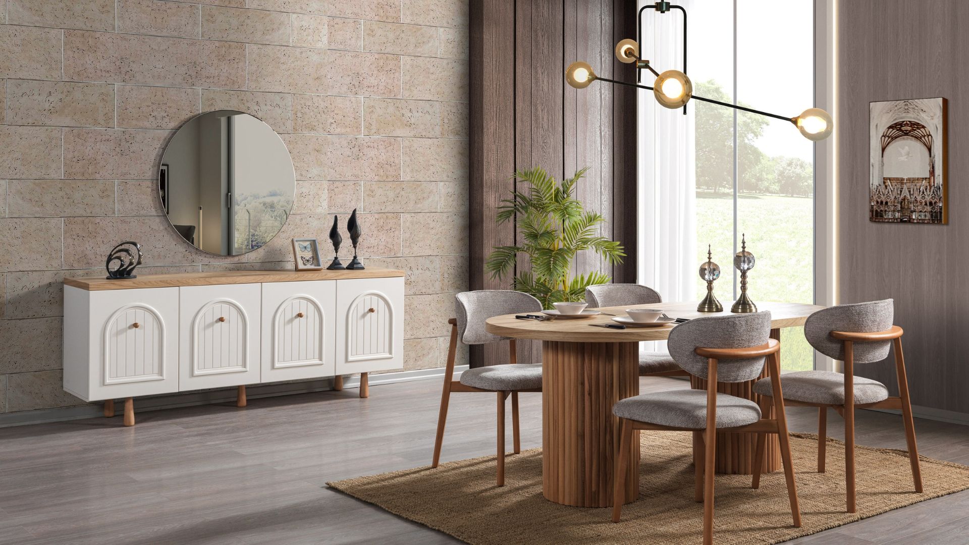 Gold Yemek Odası (Takım) MDF