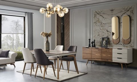 Legno MDF Yemek Odası Takımı