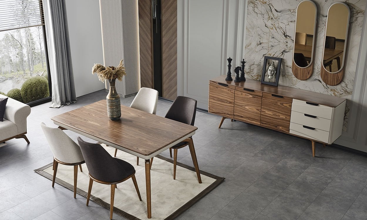 Legno MDF Yemek Odası Takımı