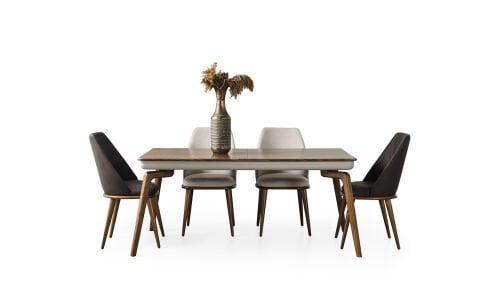 Legno Yemek Masası ve 6 Sandalye