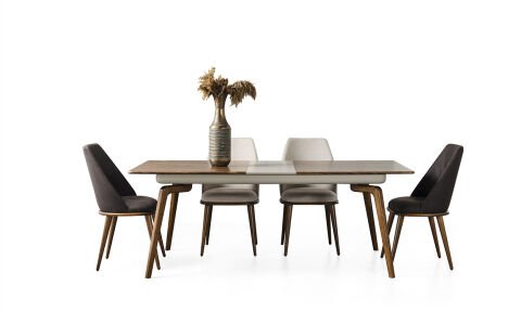 Legno Yemek Masası ve 6 Sandalye