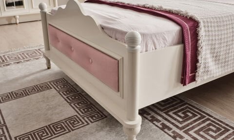 Country Gold Genç Odası 100*200 cm Başlıklı Karyola