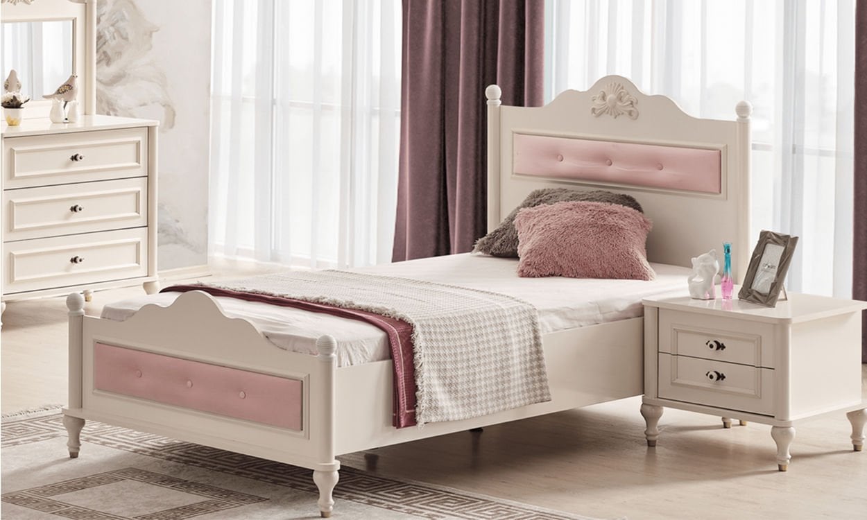 Country Gold Genç Odası 100*200 cm Başlıklı Baza