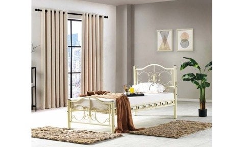 Perra Metal Ferforje Tek Kişilik Karyola 120*200 cm