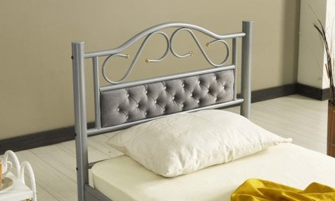 Pares 90*200 cm Tek Kişilik Metal Ferforje  Karyola