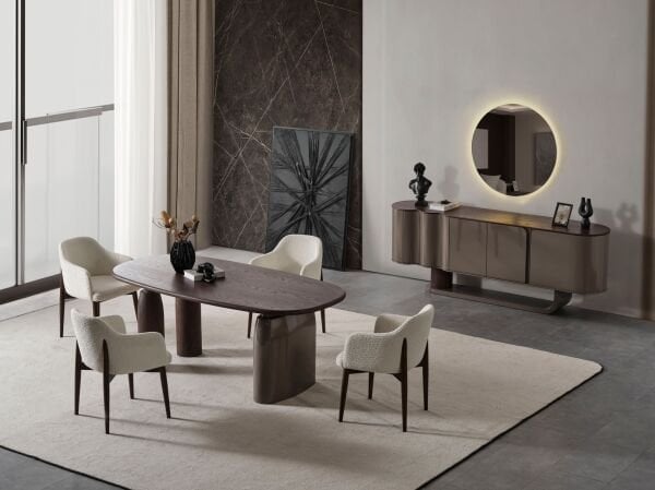 Mocca Yemek Odası ( masa + 6 sandalye )